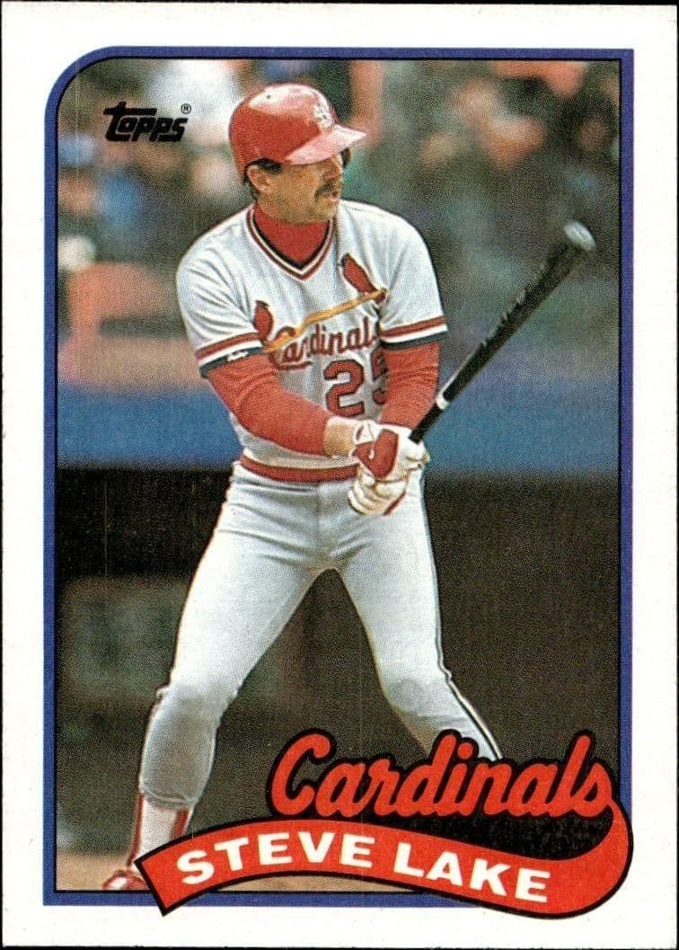 1989 Topps Steve Lake #463 trading card