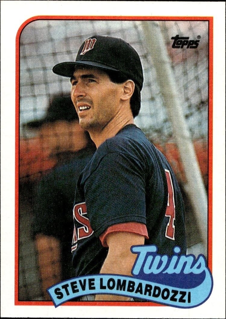 1989 Topps Steve Lombardozzi #376 trading card