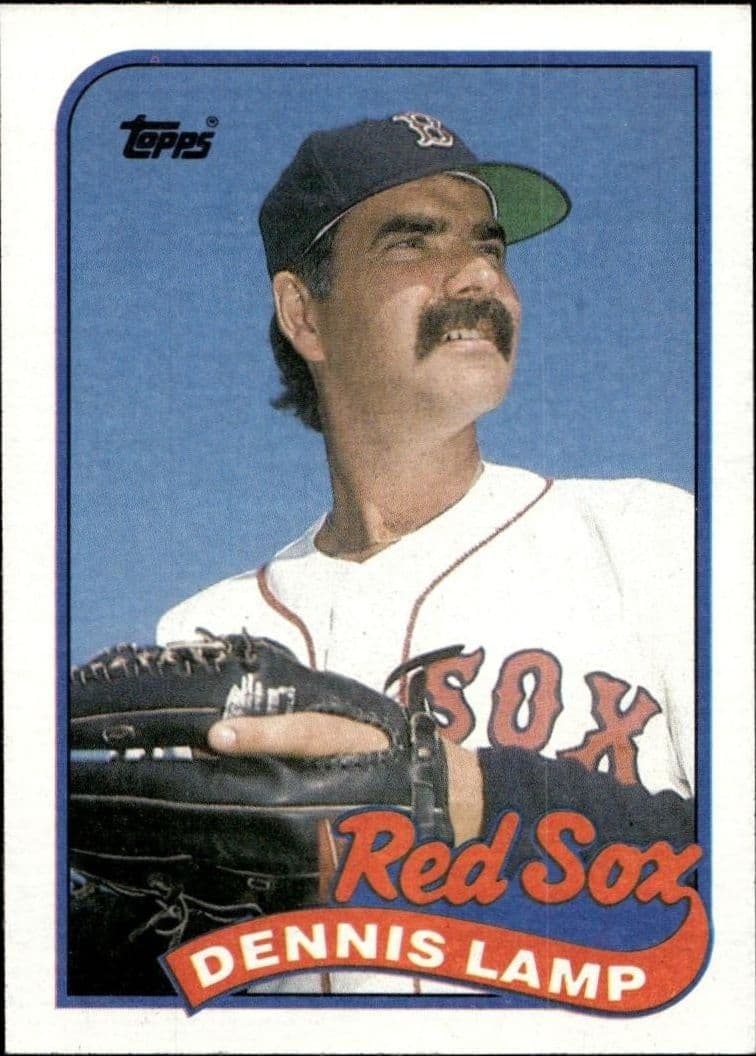 1989 Topps Dennis Lamp #188 trading card