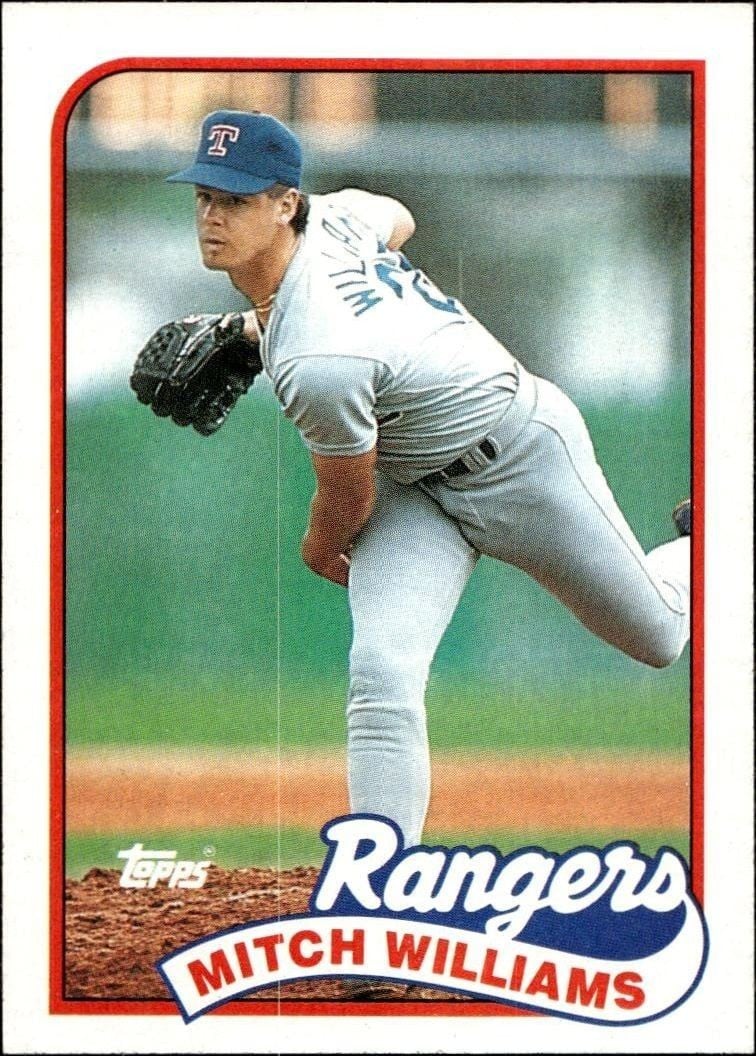 1989 Topps Mitch Williams #411 trading card