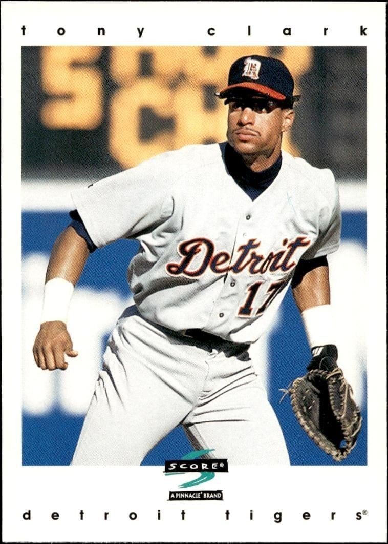 1997 Pinnacle Score Tony Clark #142 trading card