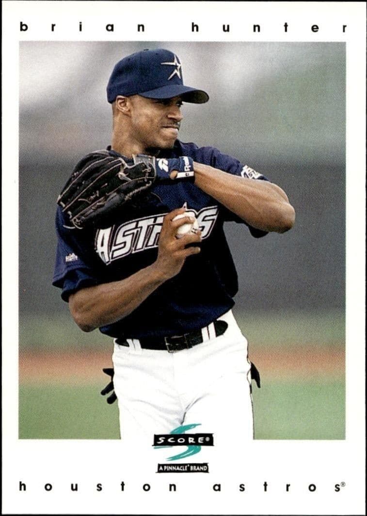 1997 Pinnacle Score Brian Hunter #140 trading card