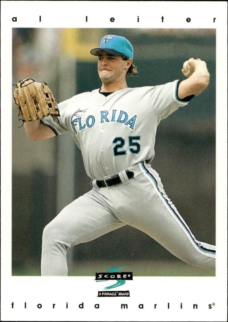 1997 Pinnacle Score Al Leiter #124 trading card