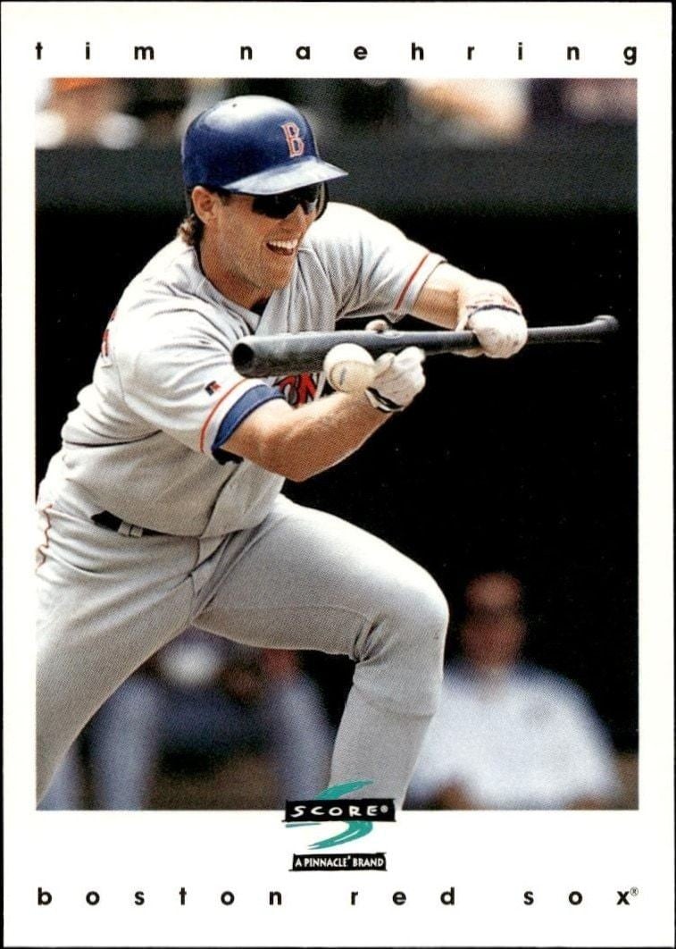 Tim Naehring 1997 Pinnacle Score #196 Baseball Trading Card - Front 1997 Pinnacle Score Tim Naehring #196 baseball trading card front