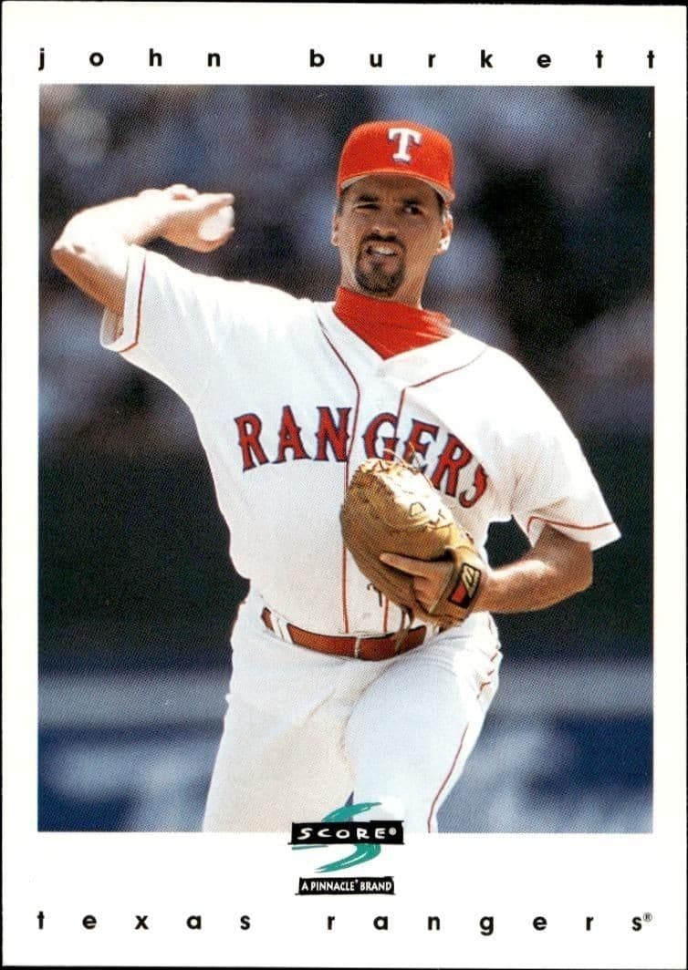 1997 Pinnacle Score John Burkett #14 trading card