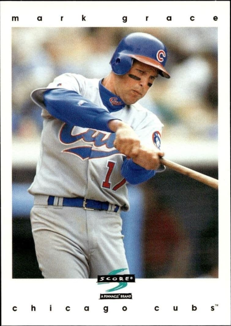 1997 Pinnacle Score Mark Grace #179 trading card