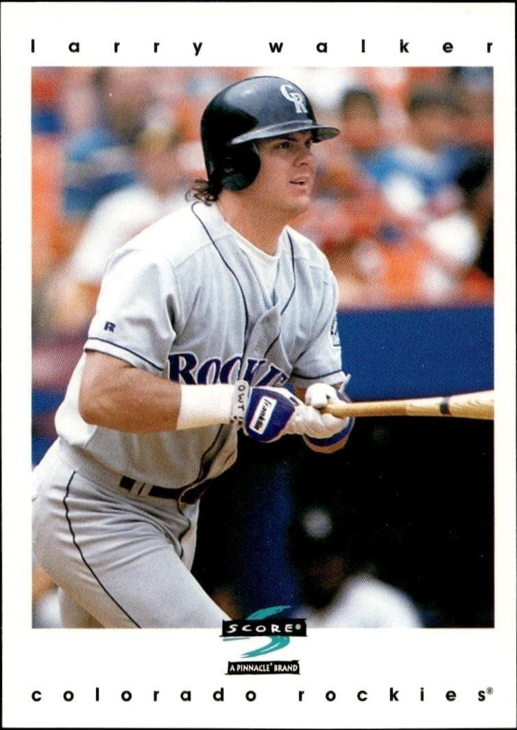 1997 Pinnacle Score Larry Walker #176 trading card