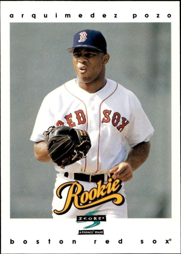 Arquimedez Pozo 1997 Pinnacle Score #13 Baseball Trading Card - Front 1997 Pinnacle Score Arquimedez Pozo #13 baseball trading card front