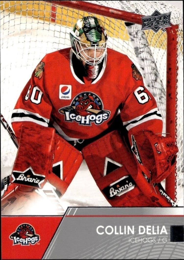 2021-22 Upper-Deck Ahl Collin Delia #34 trading card