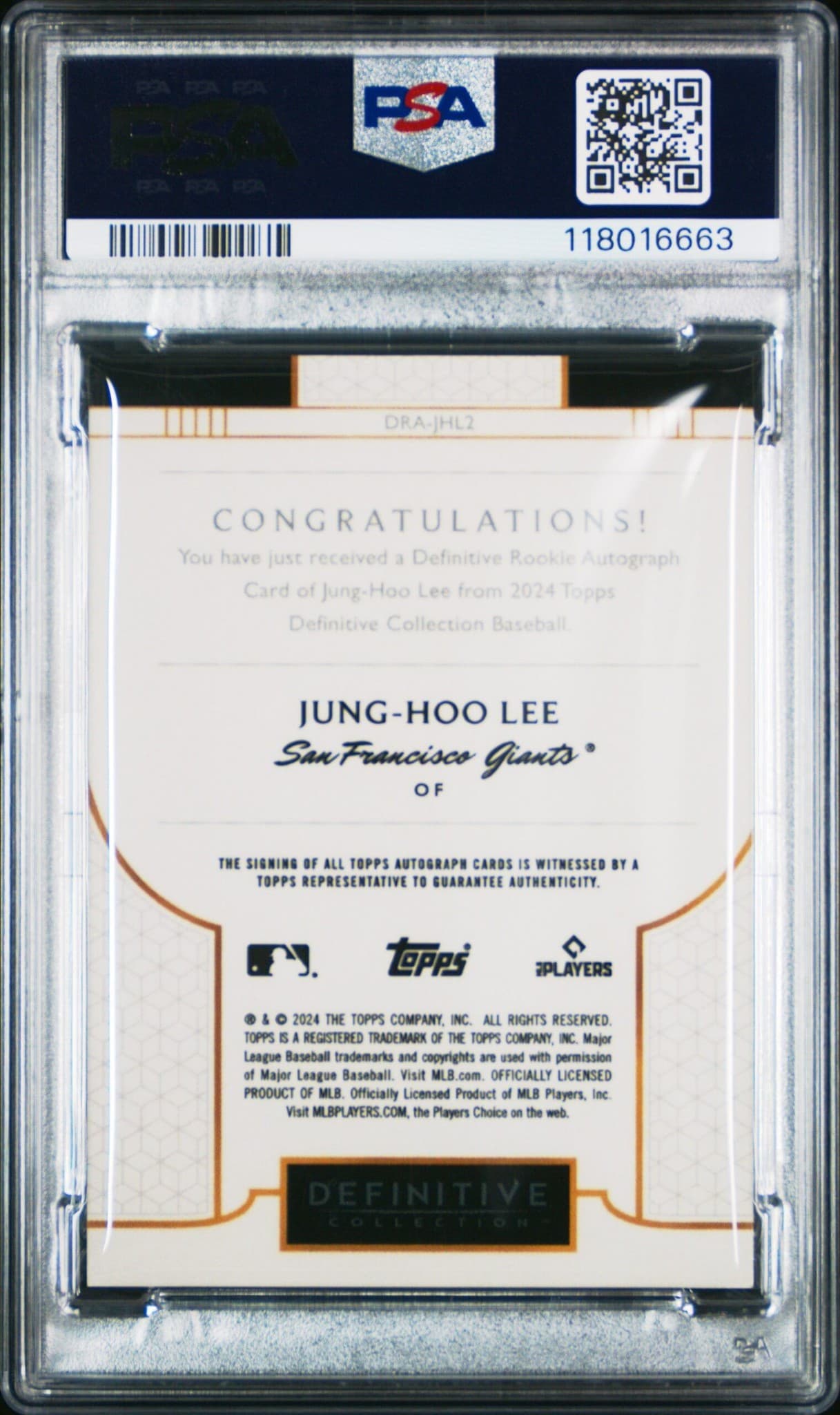 Jung Hoo Lee - Back