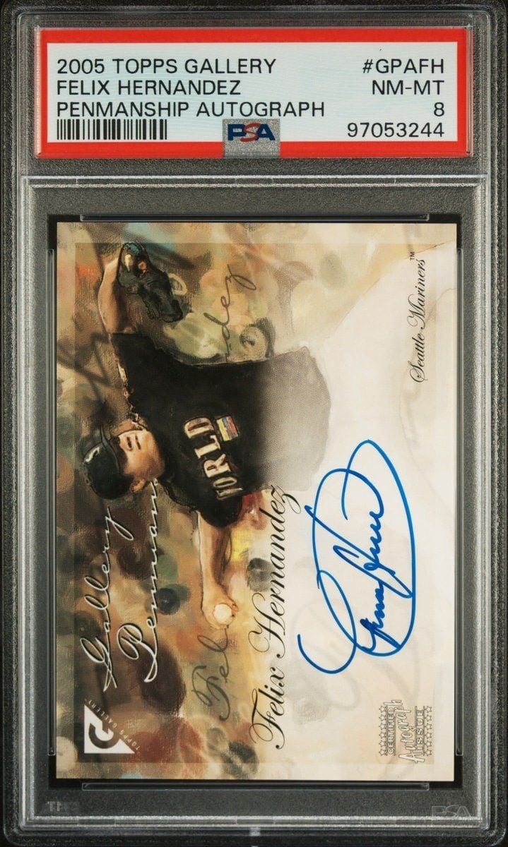 Felix Hernandez 2005 Topps Gallery #GPA-FH Baseball Trading Card - Front 2005 Topps Gallery Felix Hernandez #GPA-FH baseball trading card front