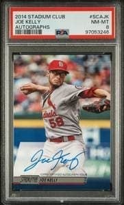 2014 Topps Stadium Club Joe Kelly #SCA-JK trading card