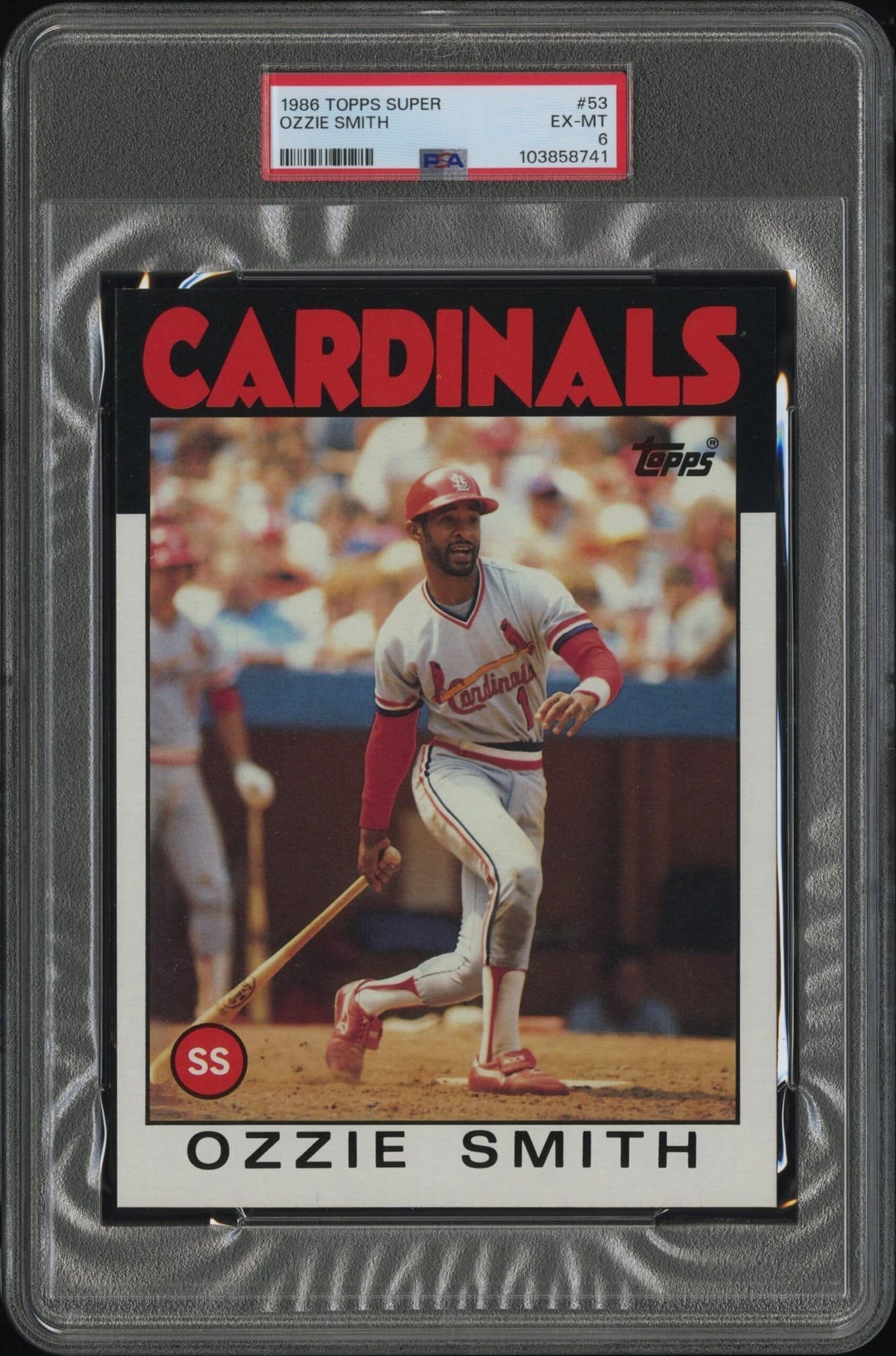 1986 Topps Super Ozzie Smith #53 trading card