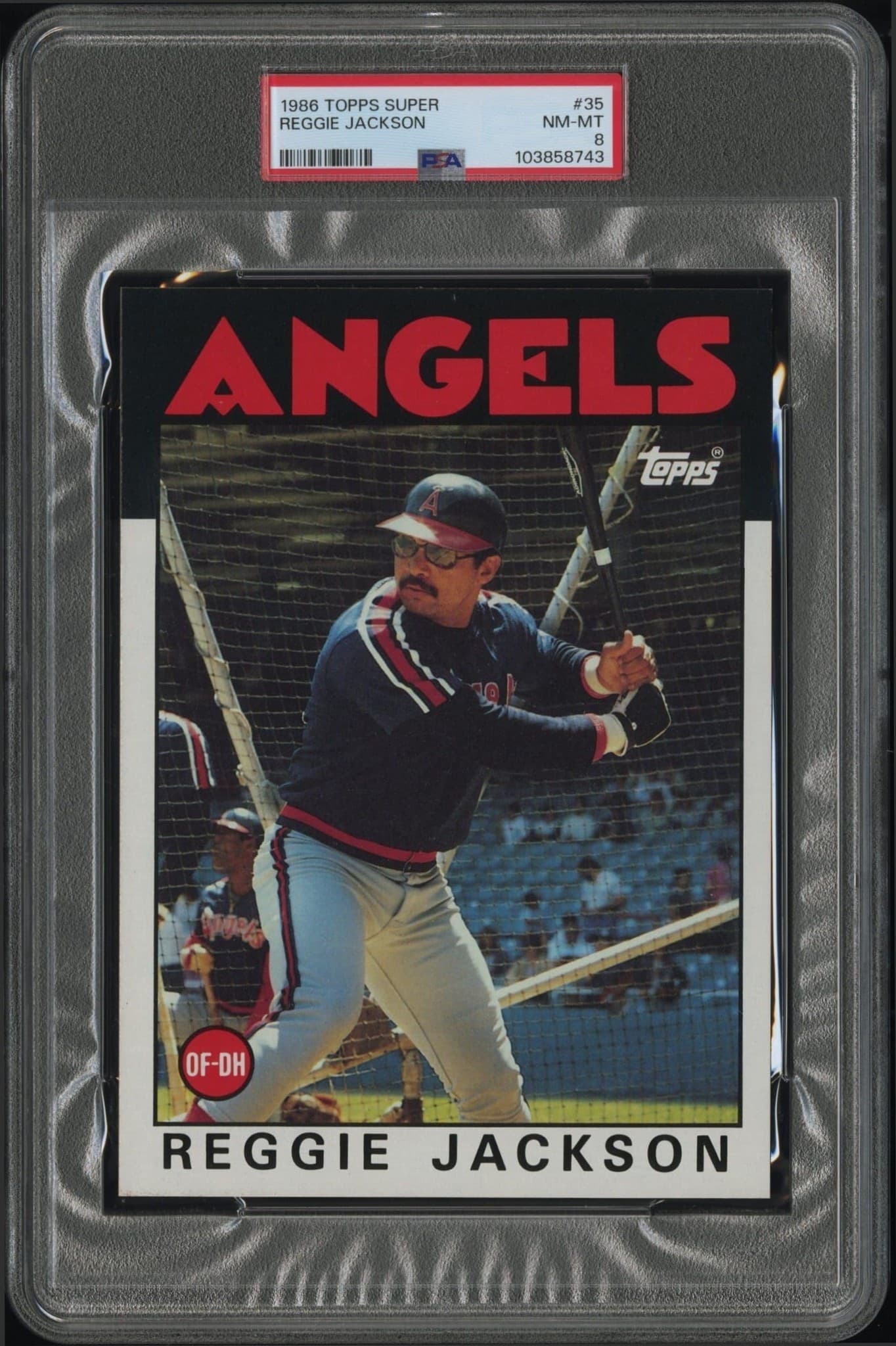 1986 Topps Super Reggie Jackson #35 trading card