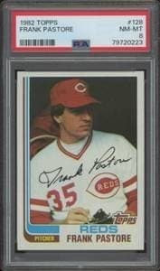 1982 Topps Frank Pastore #128 trading card