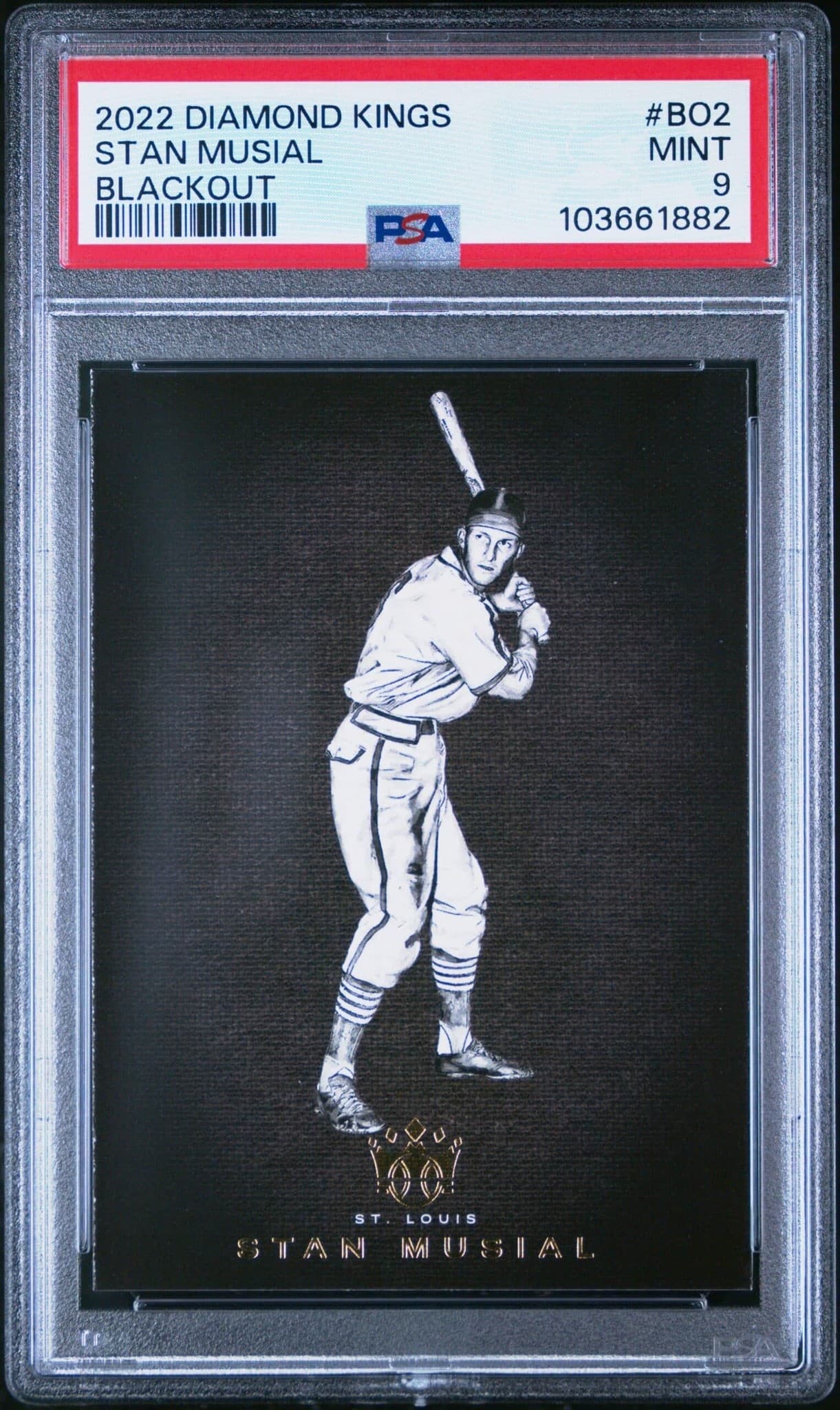 2022 Panini Diamond Kings Stan Musial #BO2 trading card