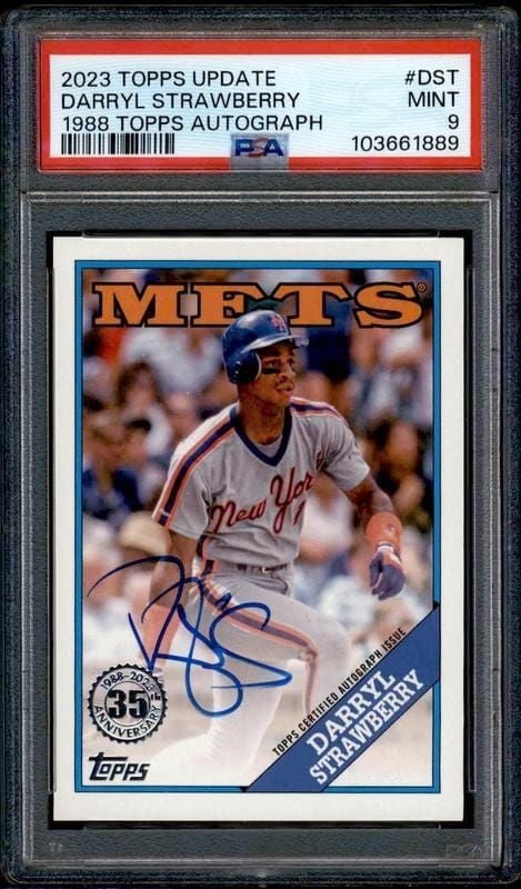 Darryl Strawberry 2023 Topps Update #88BA-DST Baseball Trading Card - Front 2023 Topps Update Darryl Strawberry #88BA-DST baseball trading card front