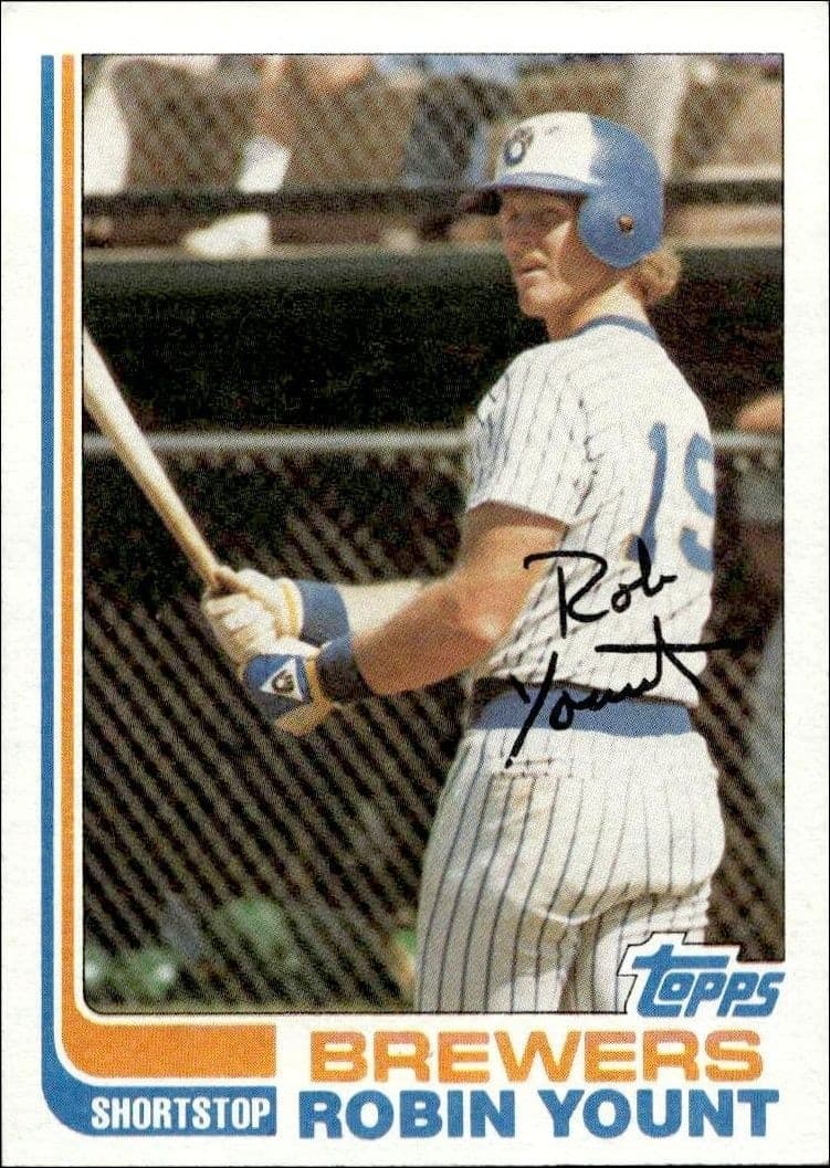 1982 Topps Robin Yount #435 trading card