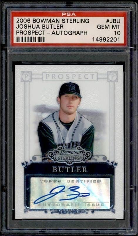 2006 Bowman Sterling Joshua Butler #BSP-JBU trading card