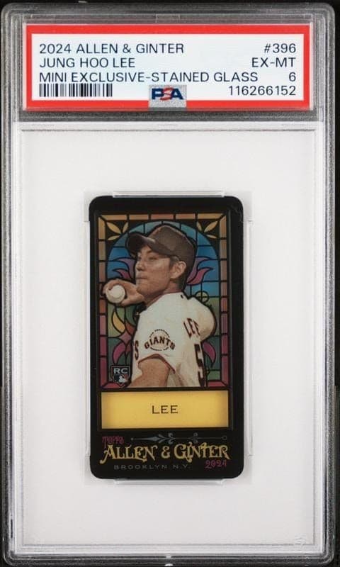 2024 Topps Allen & Ginter Jung Hoo Lee #396 trading card