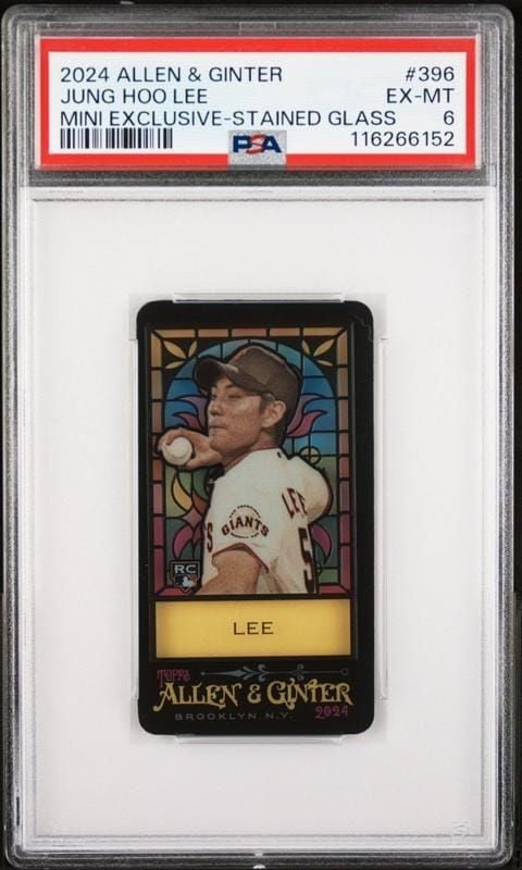 2024 Topps Allen & Ginter Jung Hoo Lee #396 trading card