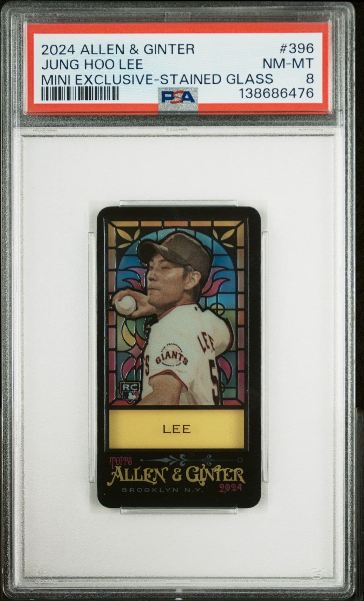 2024 Topps Allen & Ginter Jung Hoo Lee #396 trading card