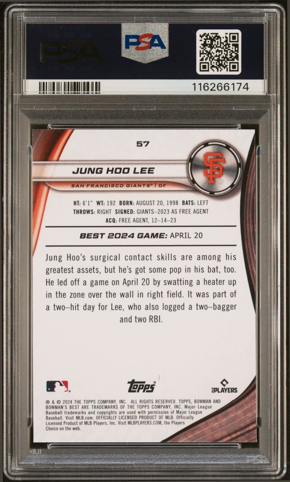 Jung Hoo Lee - Back