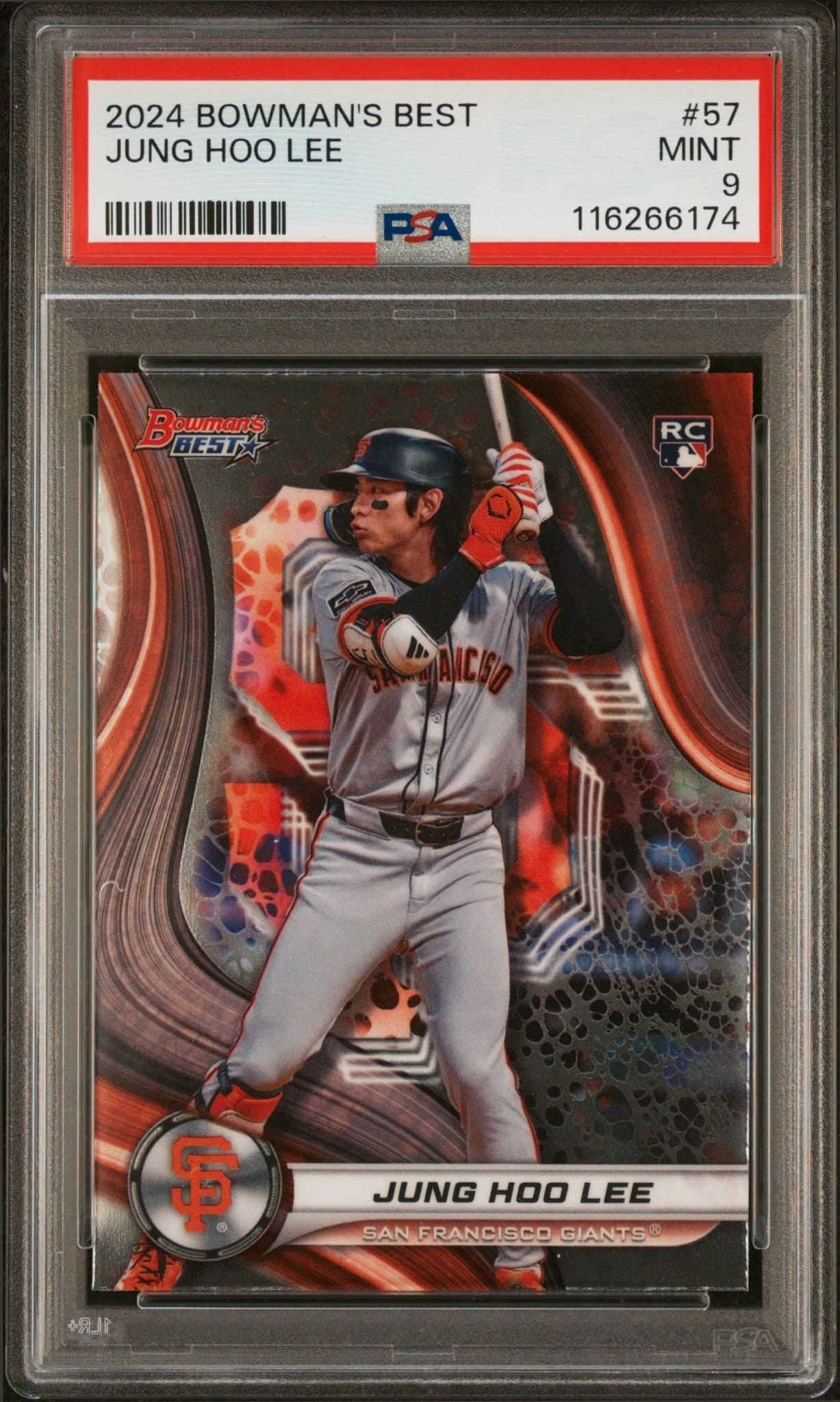 2024 Topps Bowman's Best Jung Hoo Lee #57 trading card