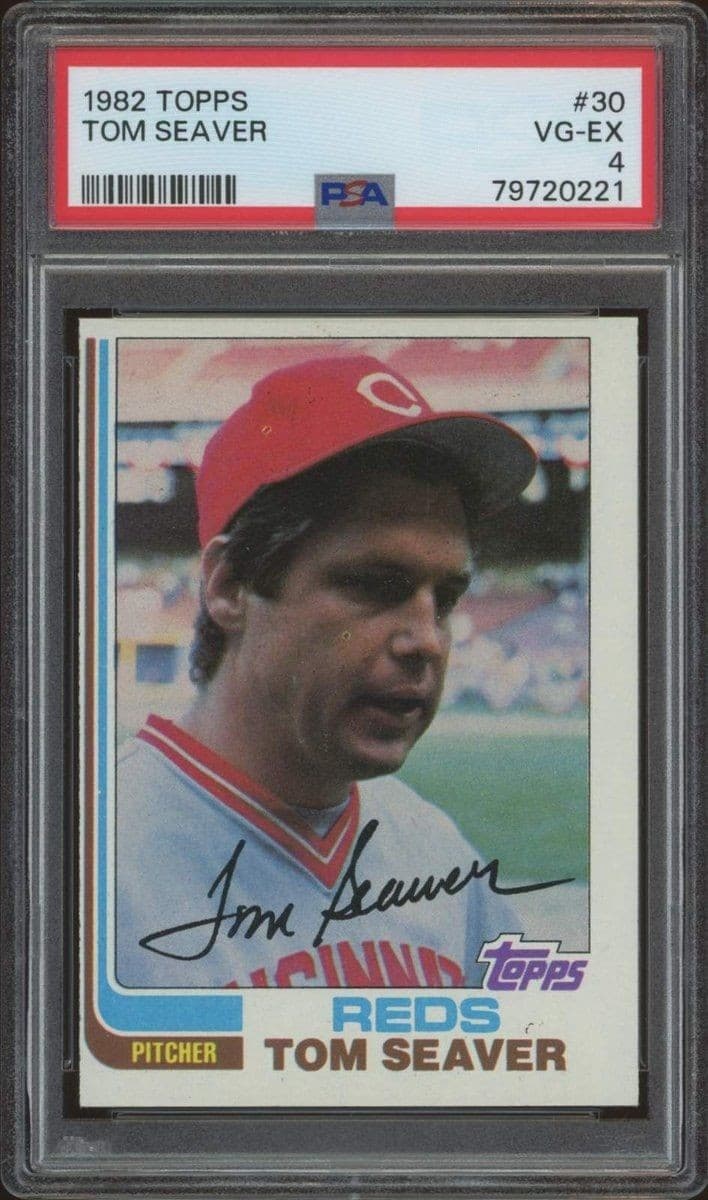 1982 Topps Tom Seaver #30 trading card