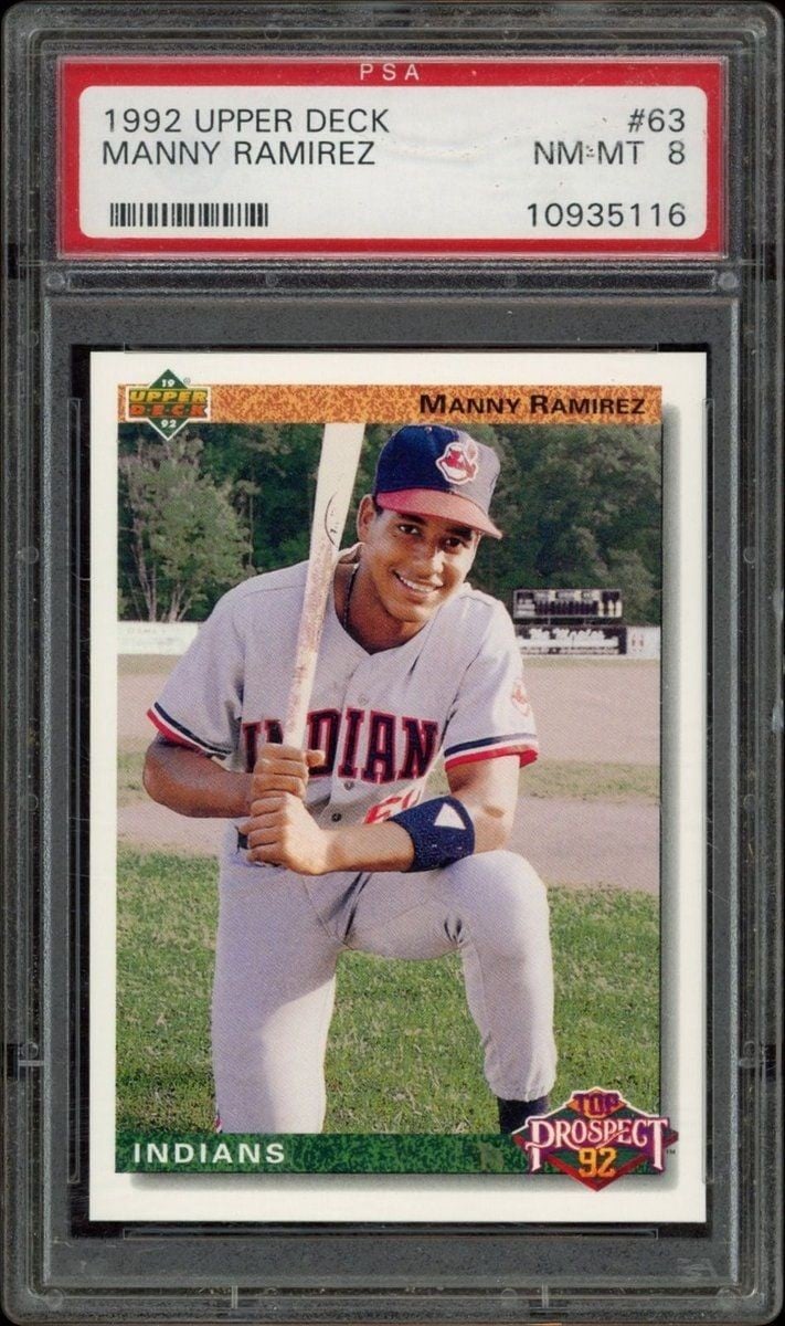 1992 Upper-Deck Manny Ramirez #63 trading card
