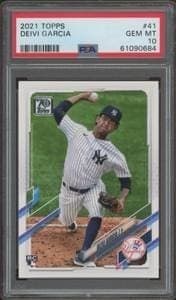 2021 Topps Deivi Garcia #41 trading card