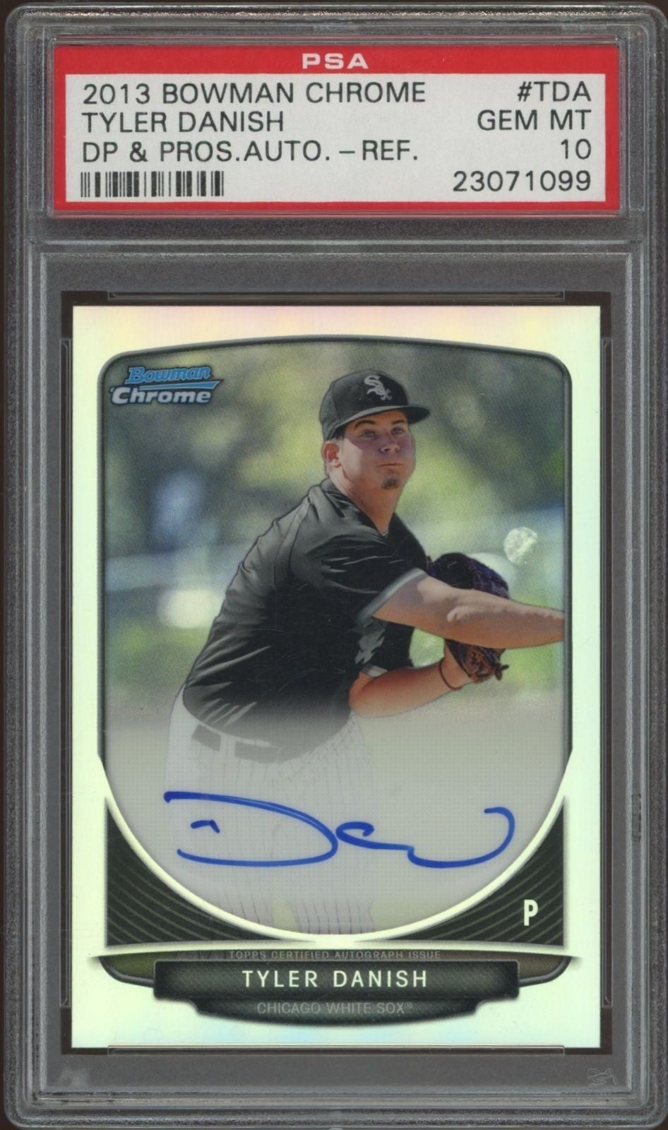 2013 Bowman Chrome Tyler Danish #BCA-TDA trading card