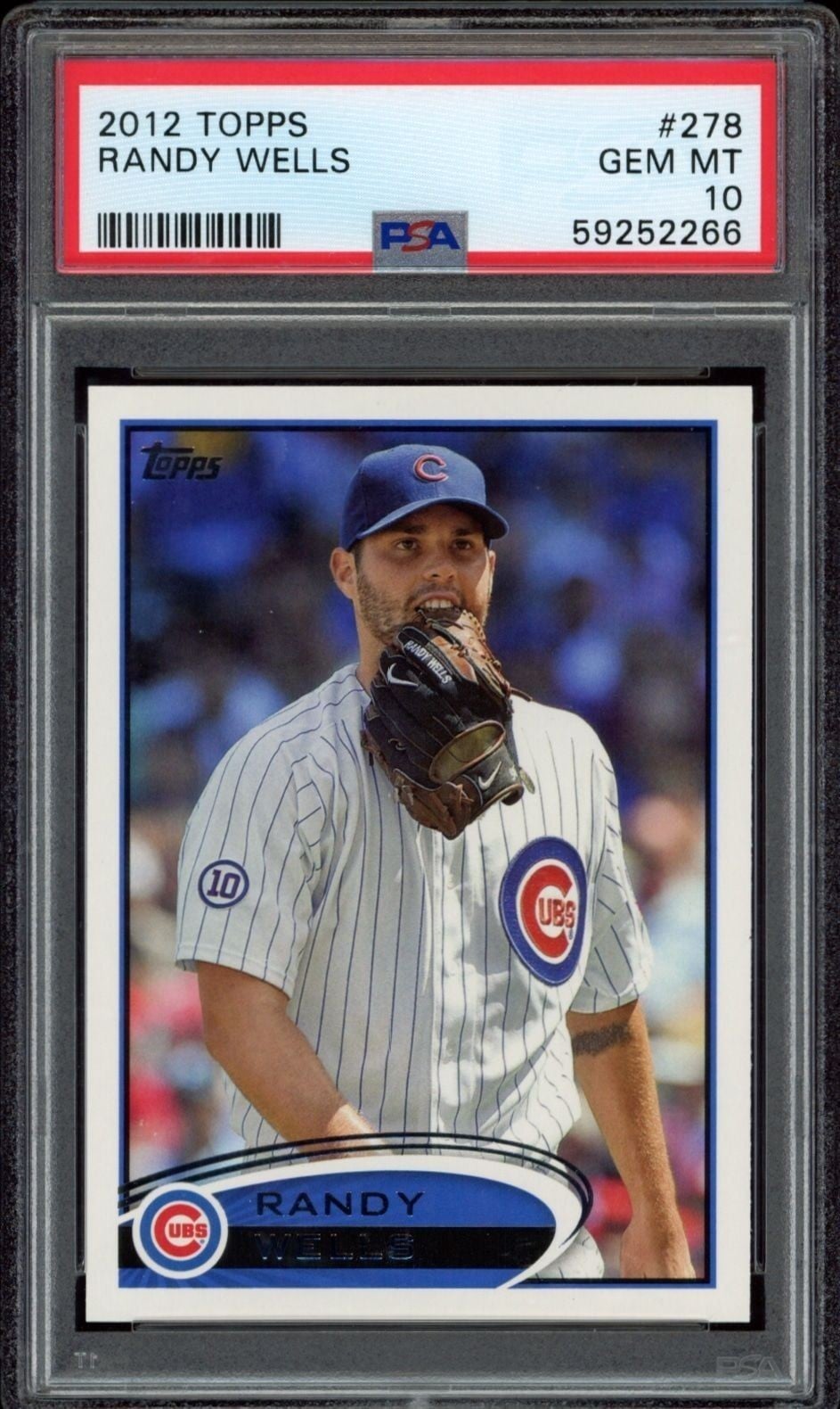 2012 Topps Randy Wells #278 trading card