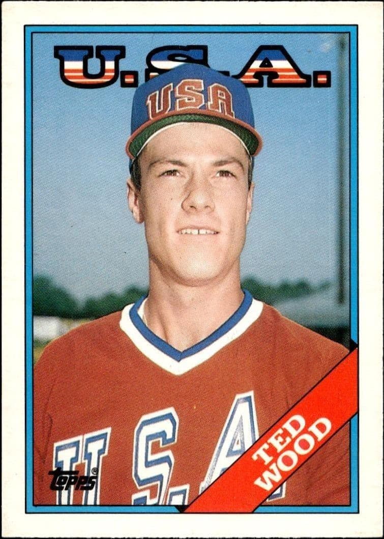 1988 Topps Traded Ted Wood #130T trading card