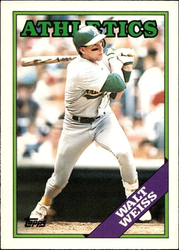 Walt Weiss 1988 Topps Traded #126T Baseball Trading Card - Front 1988 Topps Traded Walt Weiss #126T baseball trading card front