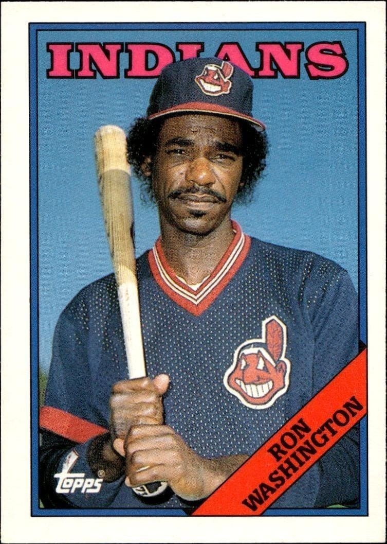 Ron Washington 1988 Topps Traded #125T Baseball Trading Card - Front 1988 Topps Traded Ron Washington #125T baseball trading card front
