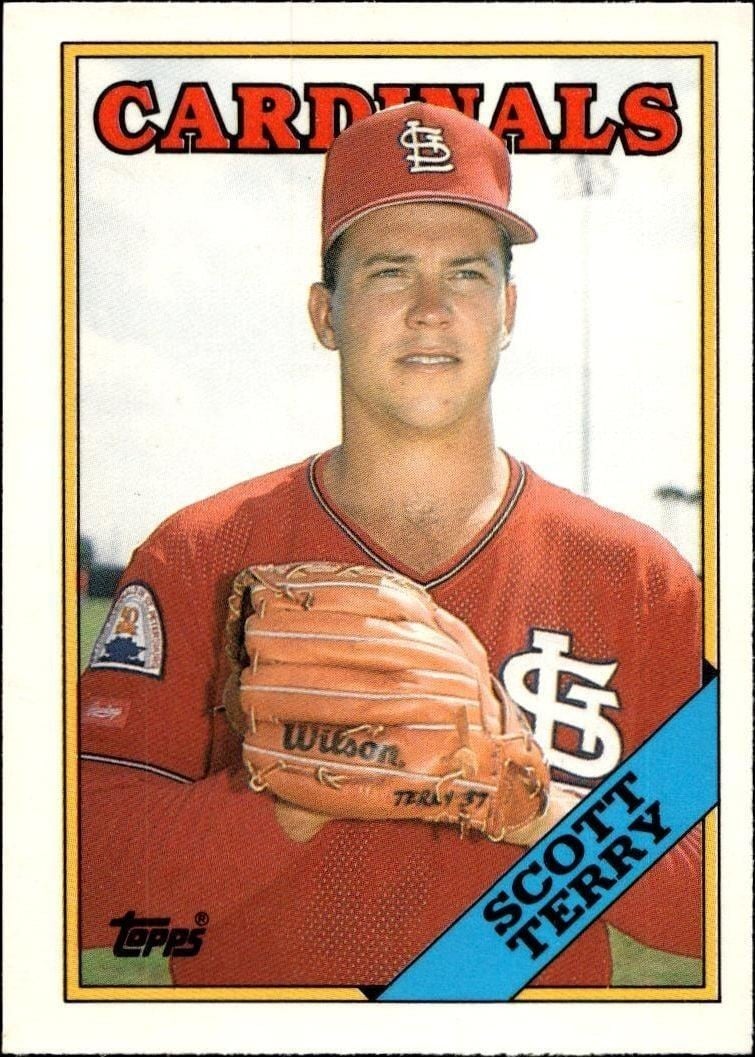 Scott Terry 1988 Topps Traded #119T Baseball Trading Card - Front 1988 Topps Traded Scott Terry #119T baseball trading card front