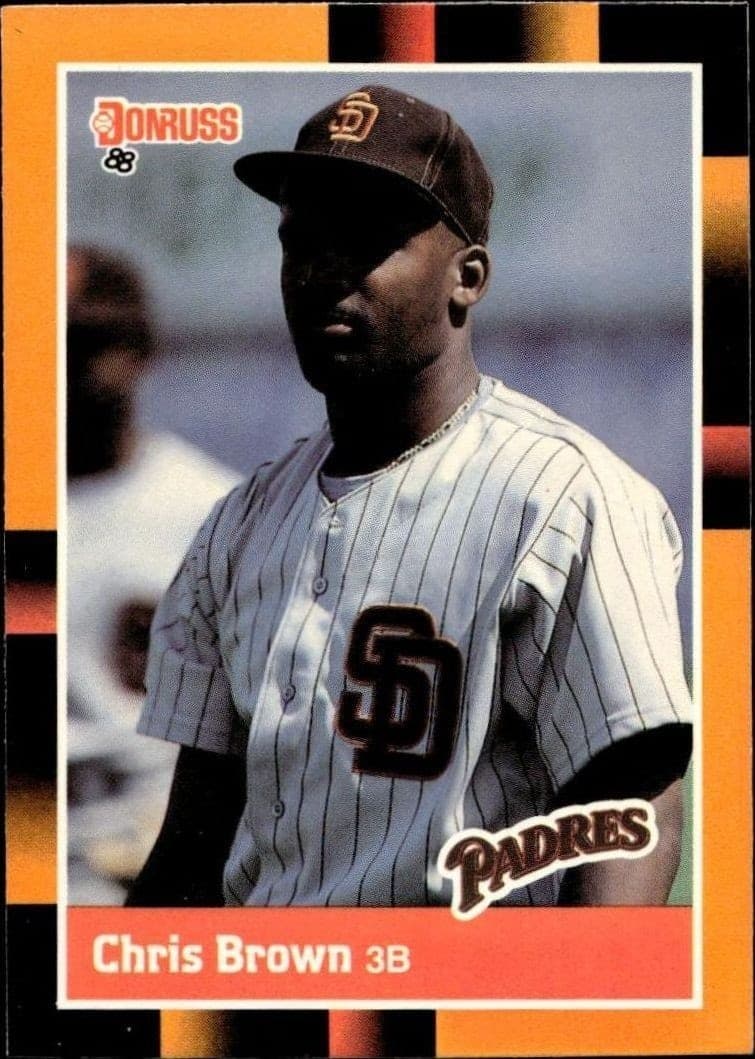 1988 Donruss Baseball's Best Chris Brown #77 trading card