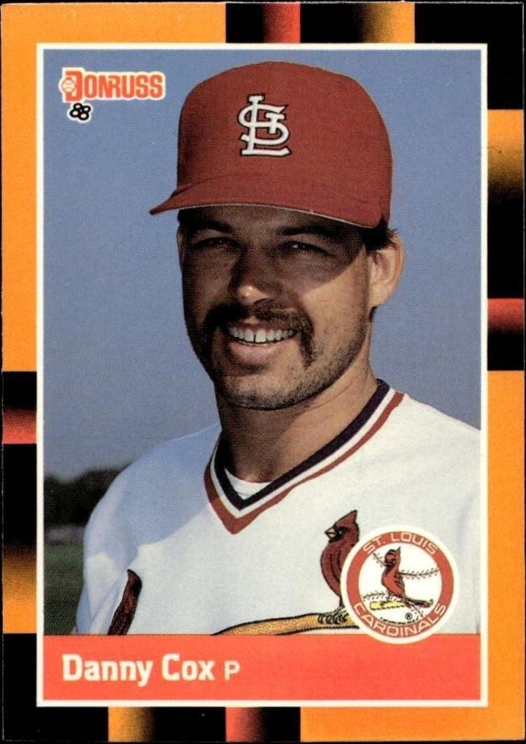 Danny Cox 1988 Donruss Baseball's Best #75 Baseball Trading Card - Front 1988 Donruss Baseball's Best Danny Cox #75 baseball trading card front