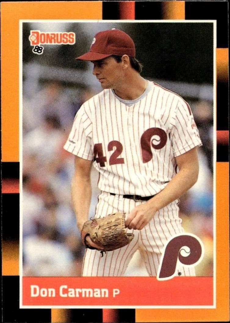 1988 Donruss Baseball's Best Don Carman #72 trading card