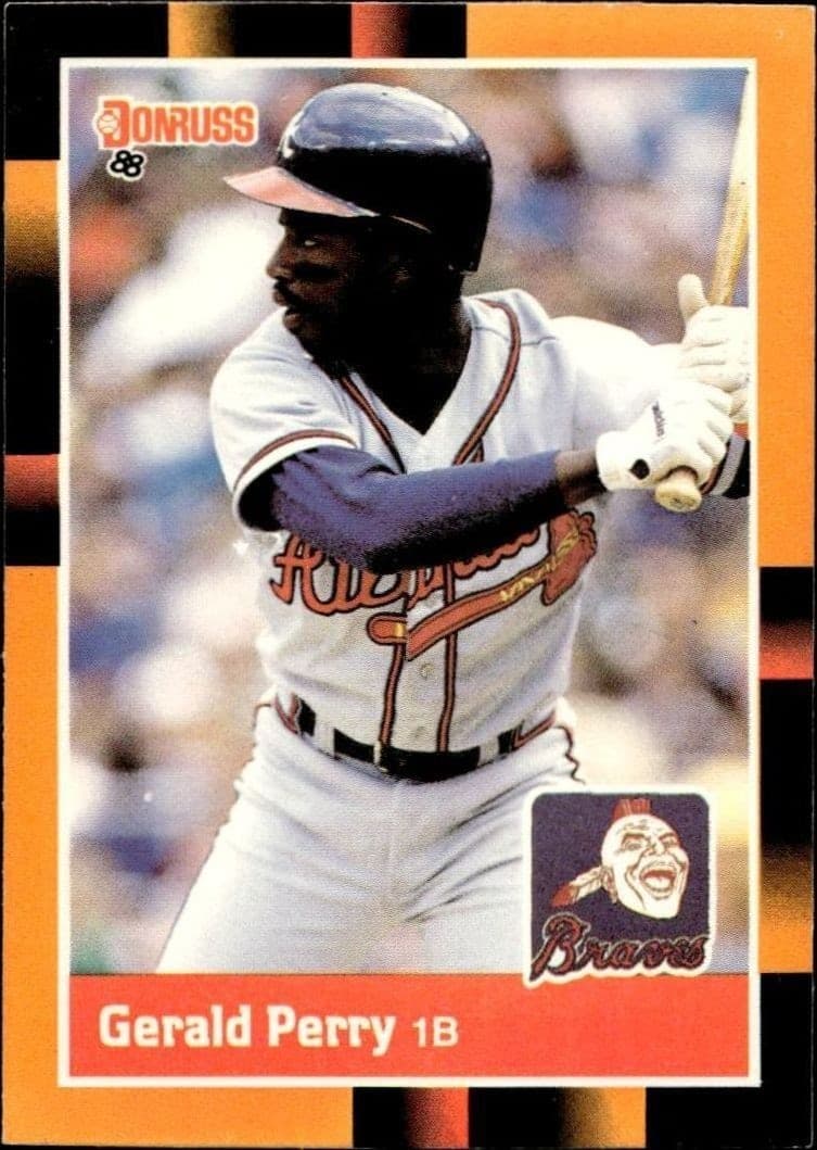 1988 Donruss Baseball's Best Gerald Perry #58 trading card