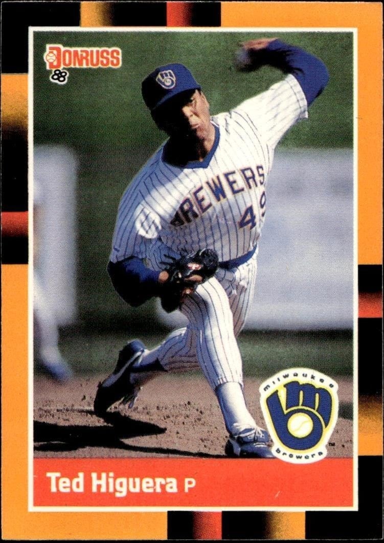 Ted Higuera 1988 Donruss Baseball's Best #127 Baseball Trading Card - Front 1988 Donruss Baseball's Best Ted Higuera #127 baseball trading card front