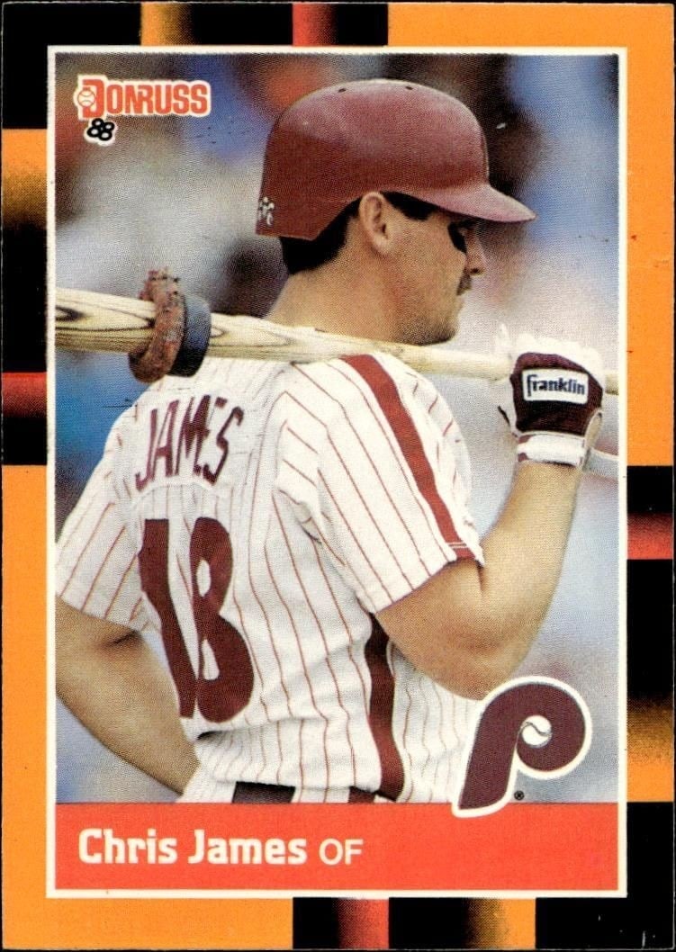 Chris James 1988 Donruss Baseball's Best #159 Baseball Trading Card - Front 1988 Donruss Baseball's Best Chris James #159 baseball trading card front