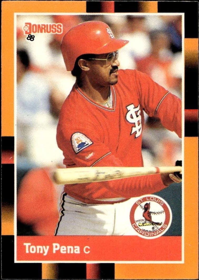 1988 Donruss Baseball's Best Tony Pena #156 trading card