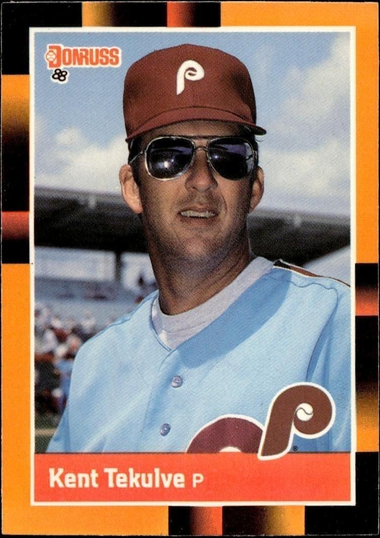 Kent Tekulve 1988 Donruss Baseball's Best #327 Baseball Trading Card - Front 1988 Donruss Baseball's Best Kent Tekulve #327 baseball trading card front