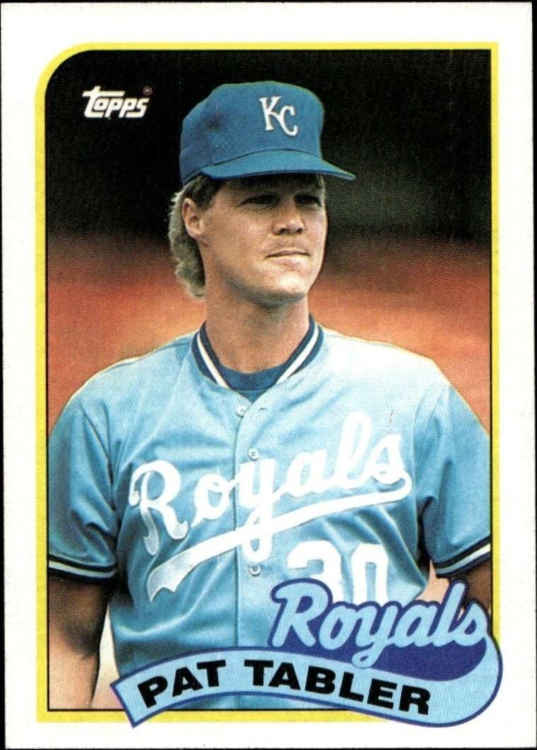 Pat Tabler 1989 Topps #56 Baseball Trading Card - Front 1989 Topps Pat Tabler #56 baseball trading card front