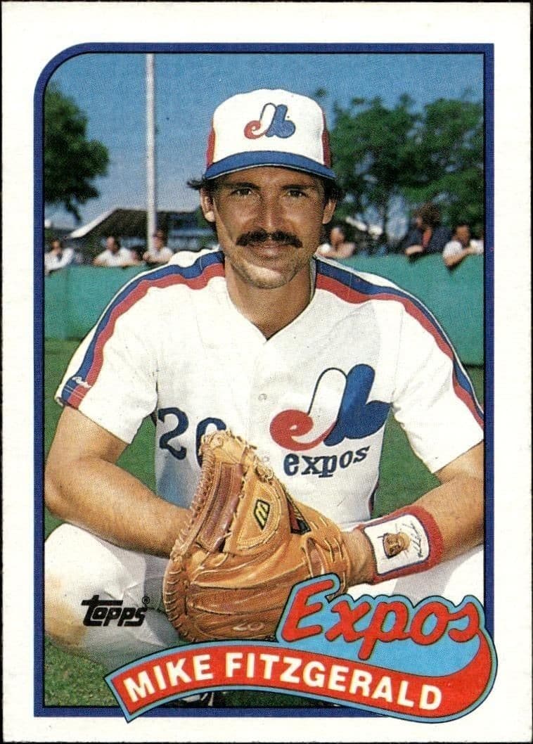 1989 Topps Mike Fitzgerald #23 trading card