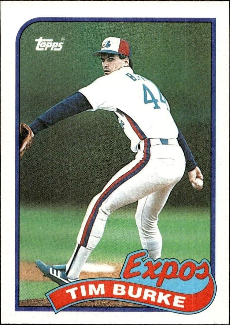 1989 Topps Tim Burke #48 trading card