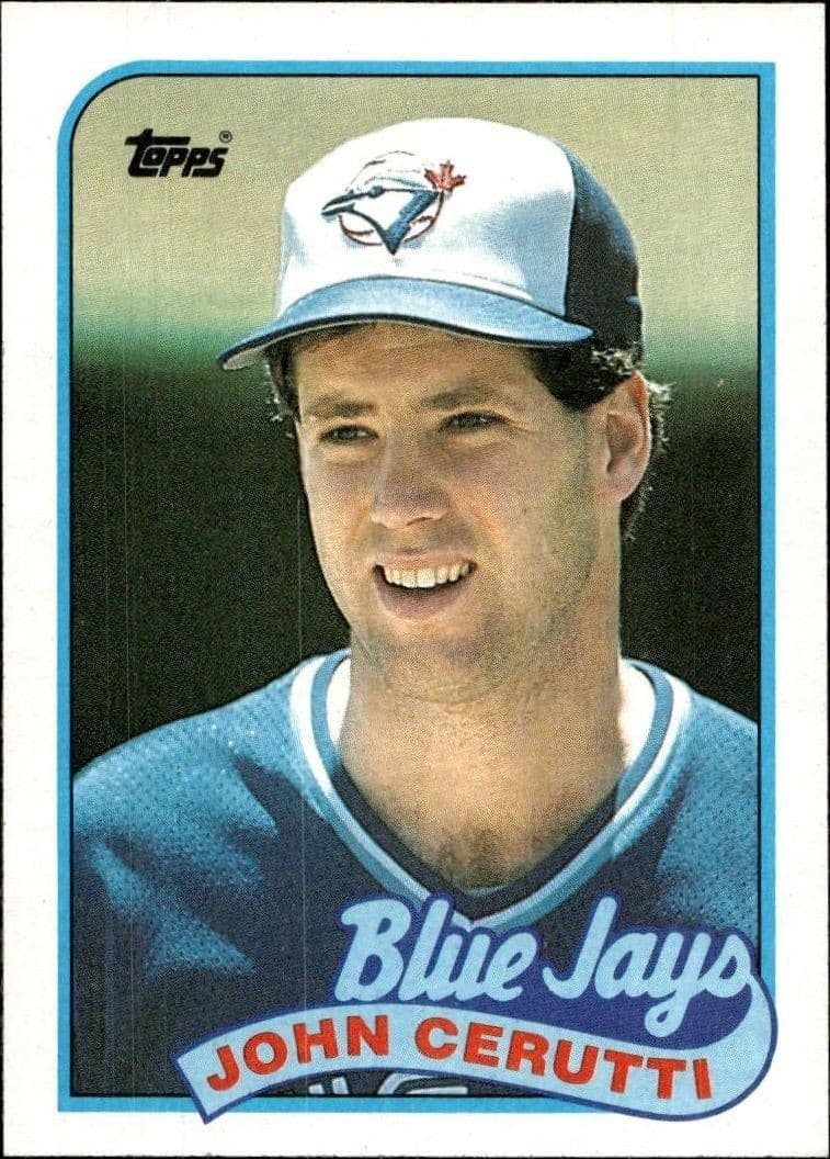 1989 Topps John Cerutti #347 trading card