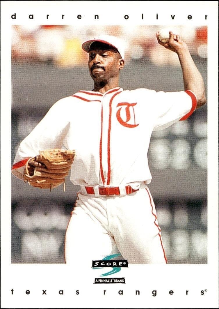 1997 Pinnacle Score Darren Oliver #6 trading card
